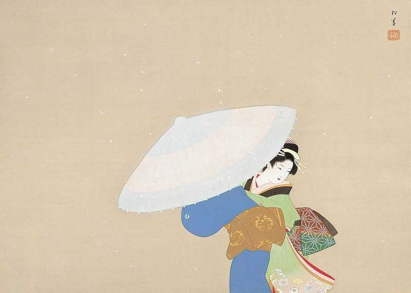 Uemura Shoen, Neige, 1940