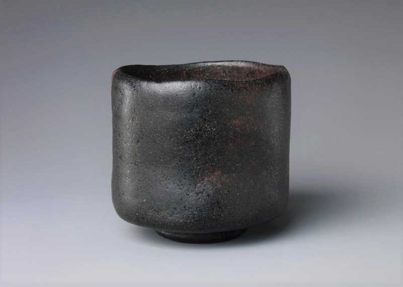 Tea bowl with black glaze attributed to Chojiro, early 17th century, The Metropolitan Museum of Art, New York