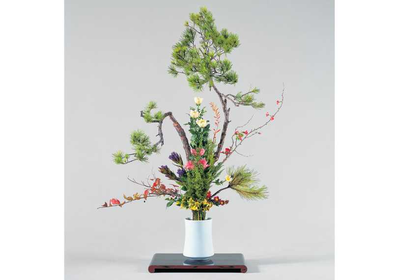 © Shozo Sato, arrangement floral Rikka