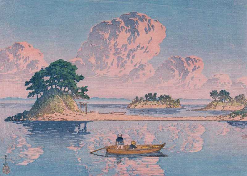 Kawase Hasui, Tsukomojima, 1922