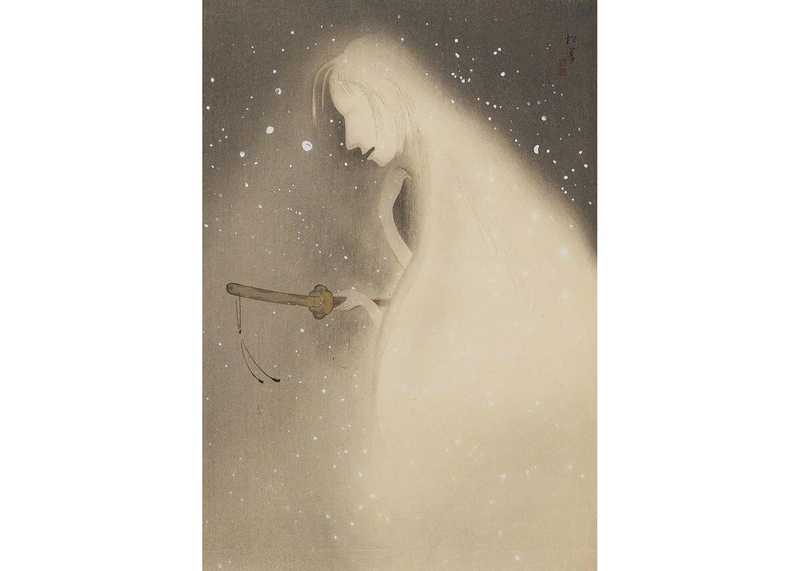 Yuki Onna (The Snow Woman) by Uemura Shoen, 1922, Museum of Fine Arts, Boston