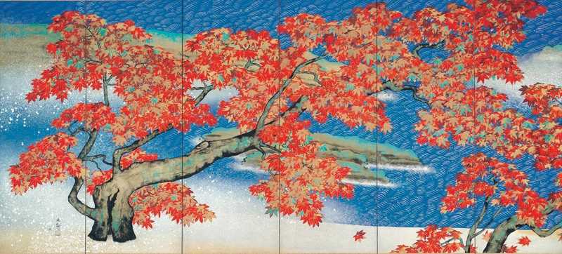 Yokoyama Taikan, Autumn Leaves, 1931, Adachi Museum of Art