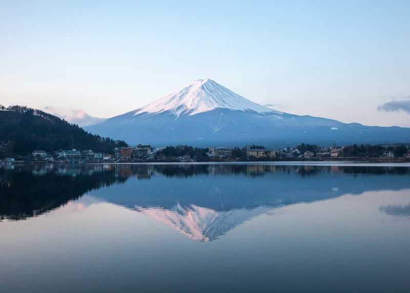 Mount Fuji depuis le lac Kawaguchi