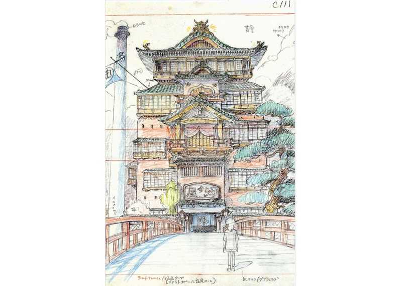 © Studio Ghibli, Sketch from Spirited Away